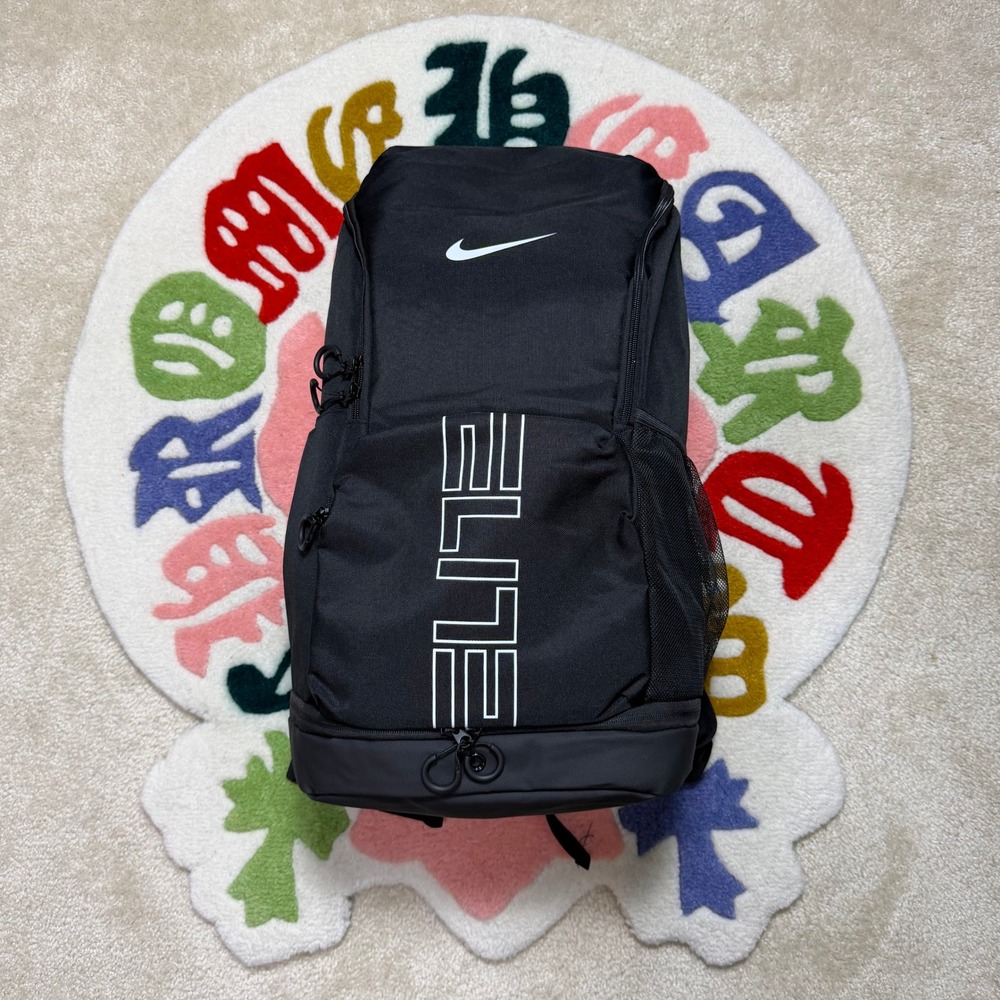 Nike Hoops Elite Pro Basketball Backpack Black White One Size